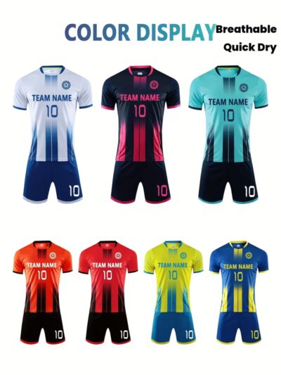 Soccer jersey suit Support personalized name, number, team name and LOGO