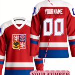 Sized Embellished Sweatshirt with Hockey Player Surname & Number