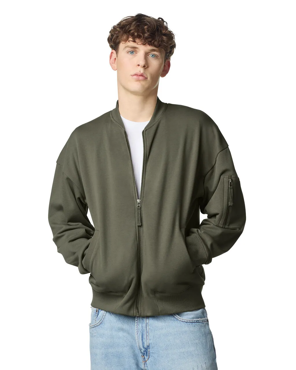 Unisex French Terry Bomber Jacket