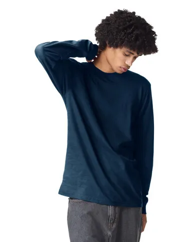 Fine Jersey Unisex Long Sleeve T-Shirt - Image 6