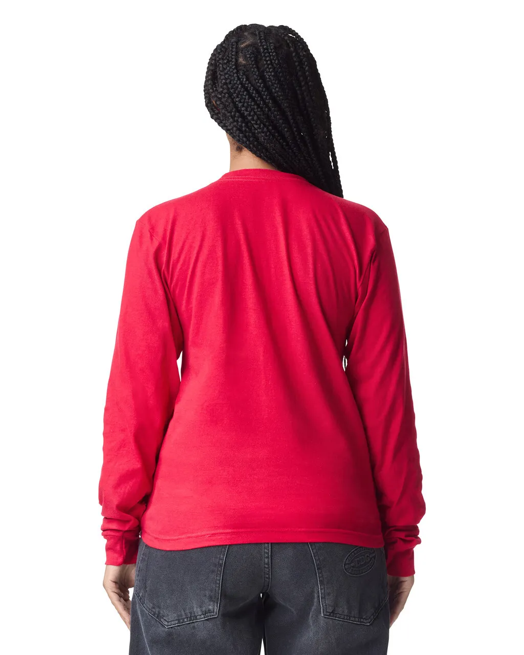 Fine Jersey Unisex Long Sleeve T-Shirt - Image 2