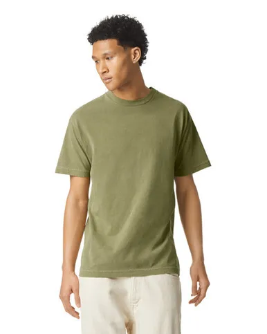 Heavyweight Cotton Unisex Garment Dyed T-Shirt - Image 3