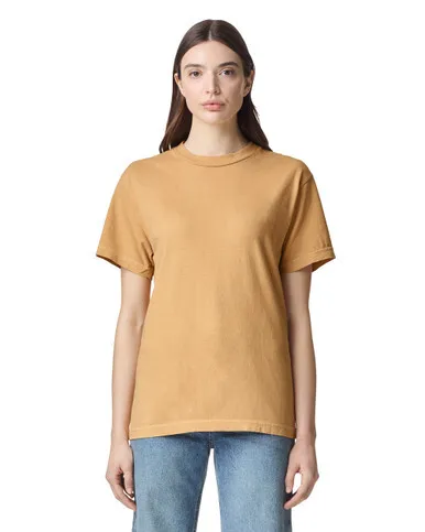 Heavyweight Cotton Unisex Garment Dyed T-Shirt - Image 4