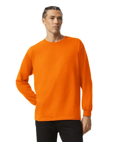 Heavyweight Cotton Unisex Long Sleeve Tee - Image 8