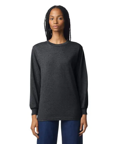 Heavyweight Cotton Unisex Long Sleeve Tee - Image 6