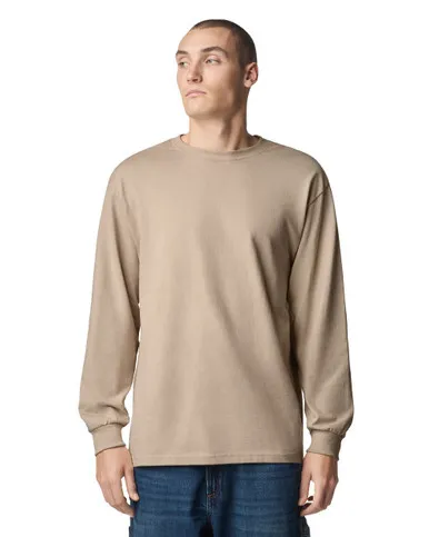 Heavyweight Cotton Unisex Long Sleeve Tee - Image 5