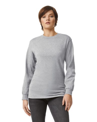 Heavyweight Cotton Unisex Long Sleeve Tee - Image 3