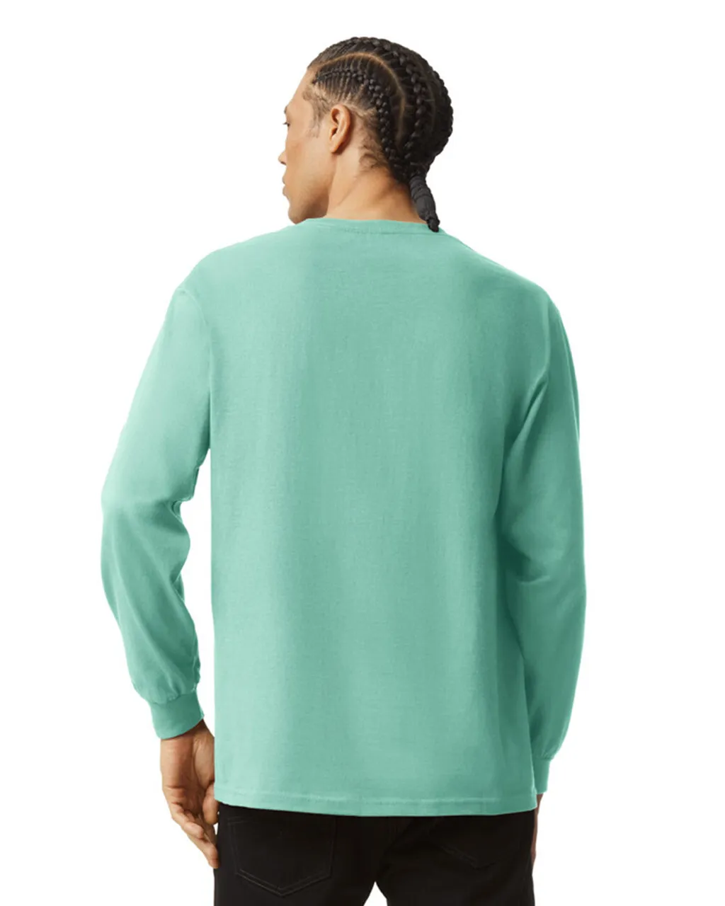 Heavyweight Cotton Unisex Long Sleeve Tee - Image 2