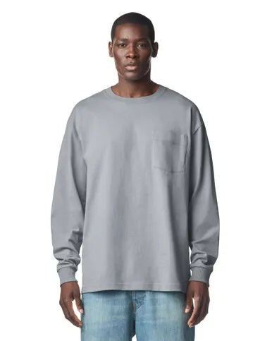 Super Heavyweight Unisex Long Sleeve T-Shirt with Pocket - Image 5