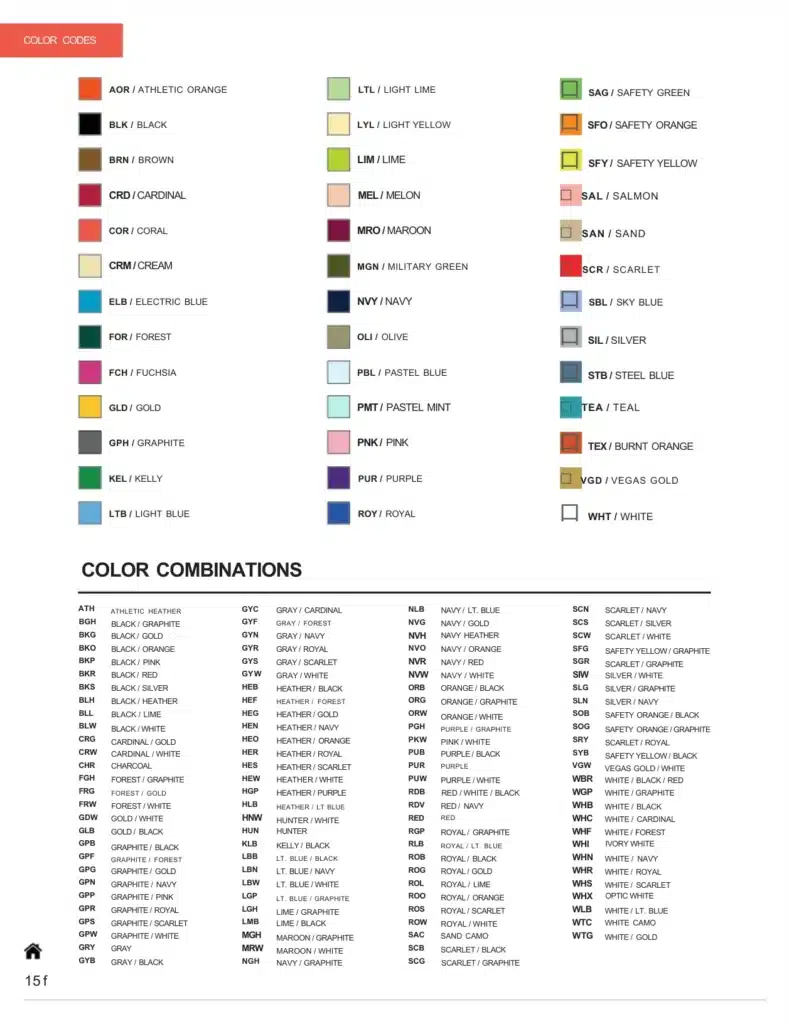 COLOR INSTURCTION