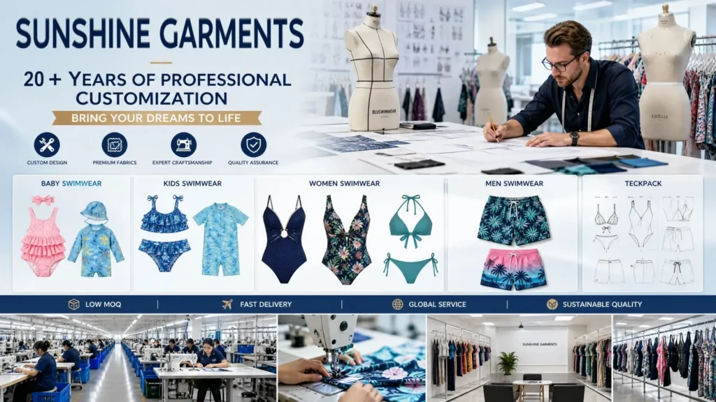 SUNSHINE GARMENTS SWIMSWEAR