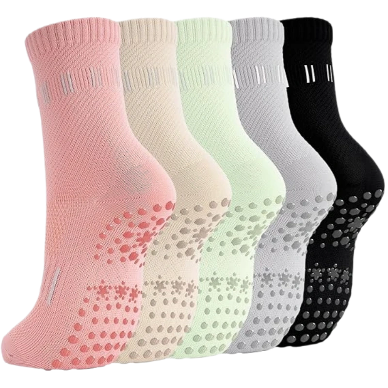 Pilates Socks Yoga Socks with Grips