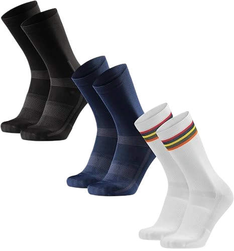 Crew Cycling Socks, Fast-Dry & Cushioned