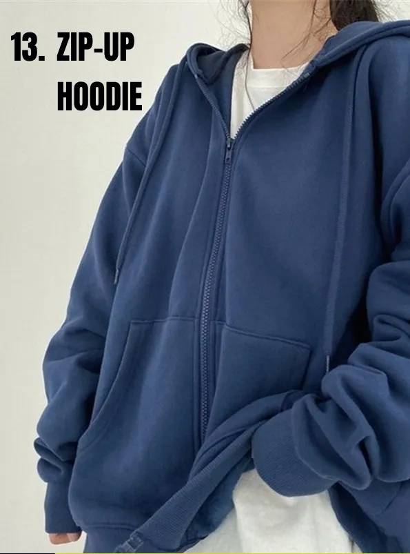 Zip-up hoodie